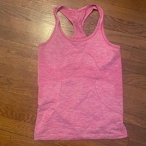 Pink Lululemon Racerback Tank Size 6
